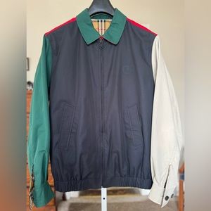 BURBERRY reversible color block vintage jacket